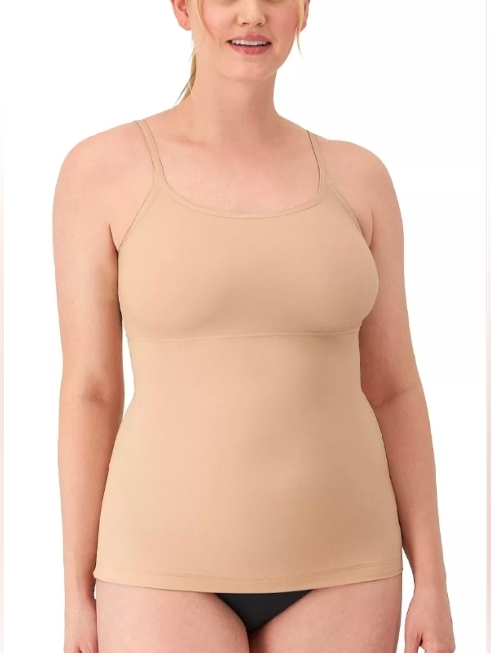 Nwt Maidenform 3266 Fat Free Dressing Tank Top Cami In Latte Size 2XL